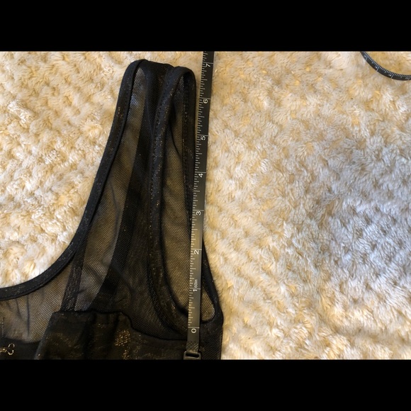 Houndstooth Sweetheart Sheer Dress - Picture 9 of 13